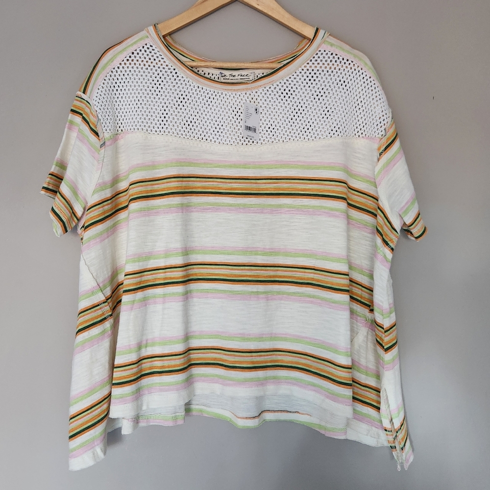 We The Free Beach Dreamin Crochet Tee